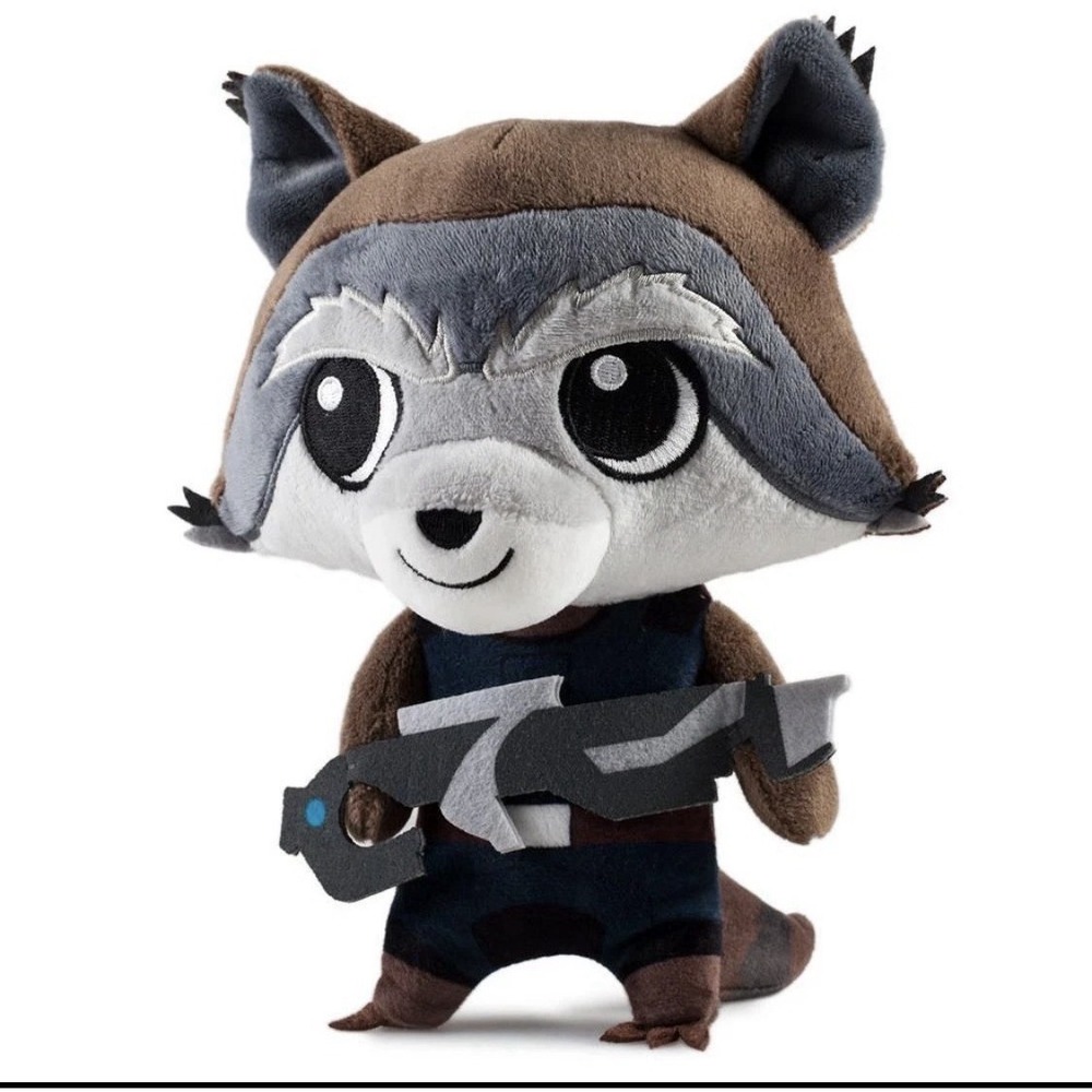 Marvel Guardians of Galaxy 2 Kidrobot Phunny Plush Rocket Raccoon Toy Brand New